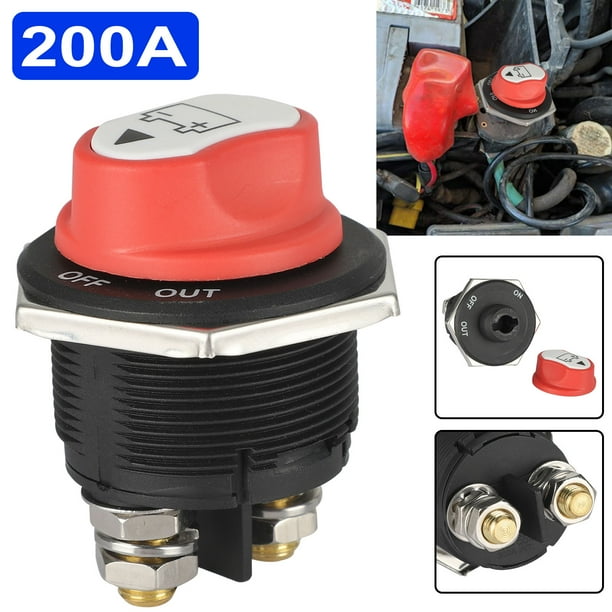 Battery Disconnect Switch Tsv 0a Battery Isolator Power Cut Off Master Switch Waterproof Master Cut Off Switch For Rv Atv Car Marine Boat Off Road Vehicles Trucks Motorcycle Walmart Com