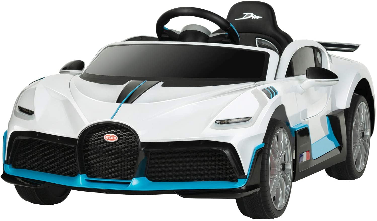 Uenjoy 12V Licensed Bugatti Divo Kids Ride On Car Electric