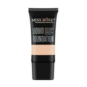 Anna MISS ROSE Base Face Cream Full Coverage Oil control Soft Makeup Foundation