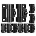 thumbnail image 5 of Hemobllo 10Pcs Adjustable Torque Hinges Black Plastic Silent Cabinet Door Hinges for Furniture, 5 of 8