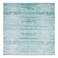 thumbnail image 2 of Jill Zarin Uptown Collection Area Rug - Madison Avenue (7' 10" Square Turquoise/Ivory), 2 of 6