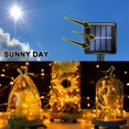 thumbnail image 3 of Guirnalda de luces solares TW SHINE, blanco cálido, 160 pies, 480 LED, paquete de 4, 3 of 7
