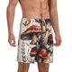 thumbnail image 2 of Fotbe Cute Forest Mushrooms Pantalones Cortos de Pijama para Hombre, Ropa de Dormir, Pantalones de Pijama Cortos para Hombre-3X-Large, 2 of 6