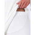 thumbnail image 5 of DARING DIVA Women's Soft Nursing Modal Short Sleeves Postpartum Pajama Sets M White, 5 of 7