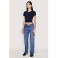 thumbnail image 4 of Womens Cropped Short Sleeve Crew Neck Tee, 4 of 5