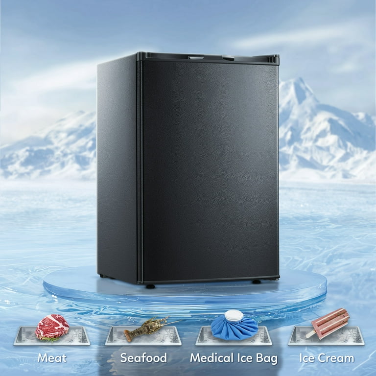 Kismile Congelador vertical, congelador vertical compacto de 3.0