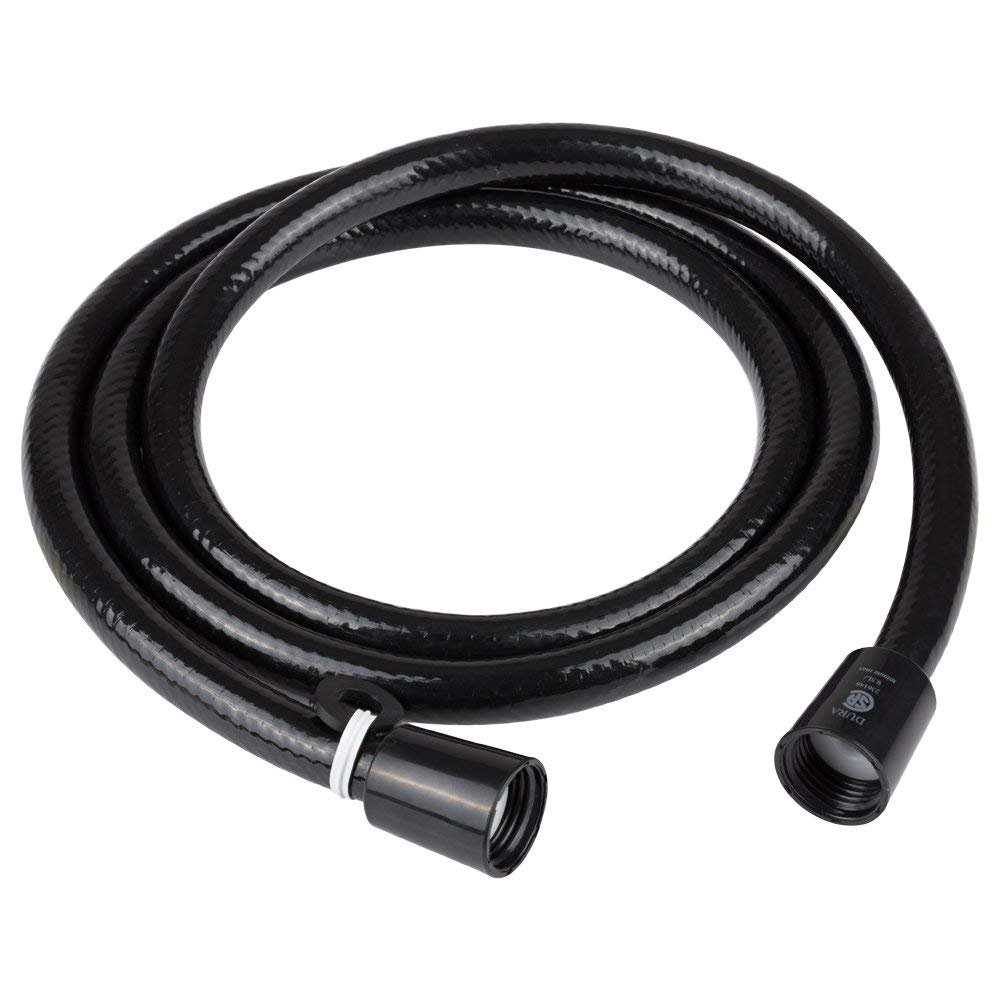 60" Vinyl RV Shower Hose Black