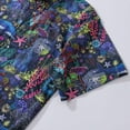 thumbnail image 4 of Hawaiian Shirt For Men Underwater Wonder Button-down Short Sleeve 100% Cotton Shirt, 4 of 8
