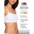 thumbnail image 2 of Sujetador deportivo Fruit of the Loom para mujer, de algodón, con tirantes finos, 2 of 5