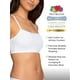thumbnail image 2 of Sujetador deportivo Fruit of the Loom para mujer, de algodón, con tirantes finos, 2 of 5