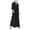 BU1, variant on Shirt Dresses for Women Cotton Linen Long Sleeve Button Down Collared Loose Fit Flowy Maxi Dress with Pockets