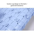 thumbnail image 4 of Fiudx Alfombrilla de Baño Antideslizante con Ventosas Resistentes, Drenaje Rápido, Lavable a Máquina, Pvc Inodoro, Diseño Cuadrado Práctico, Ideal para Baño o Bañera, 68 X 38 Cm., 4 of 6