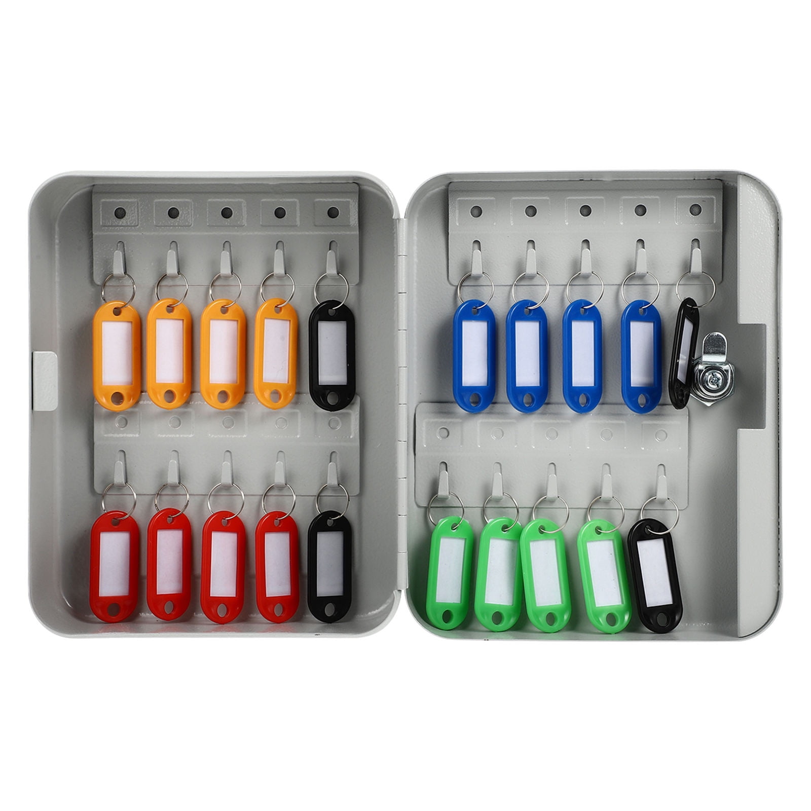 Masteelf  Key Box Wall Mount Holder Management Security Cabinet White