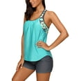 thumbnail image 5 of Haut de Tankini à Dos Nageur à Rayures Imprimées pour Femmes Sans Bas S - TTTG, 5 of 5
