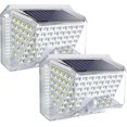 thumbnail image 1 of 2pcs Outdoor Solar Lamp LED Light with Motion Sensor 270 Angle IP65 Waterproof Wireless Outdoor Sol, 1 of 5