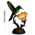 thumbnail image 4 of Cute Table Lamp 3D Resin Bird Flowers Reading Lamp for Bedroom Livingroom Nightstand, Night Light for Home Decor, Birthdays Gifts for Mom Wife Girlfriend Friend, 4 of 10
