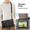 thumbnail image 5 of For Xiaomi Redmi Pad SE 8.7 inch 2024, 360 Rotating Shockproof Cover with Stand, Screen Protector, Shoulder Strap, Black, 5 of 7