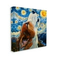 thumbnail image 4 of Stupell Industries Howling Dog Classic Painting Animals & Insects Painting Gallery Wrapped Canvas Print Wall Art, 17 x 17, 4 of 8