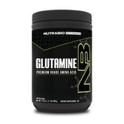 NutraBio Pure L-Glutamine Powder - L-Glutamine Supplement- Amino Acid - Pure Grade: Absolutely no Additives, Fillers or Excipients! - Muscle Recovery Supplement - (500 Grams)