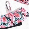 thumbnail image 5 of Gerichy Toddler Girl Swimsuit,Girls Bathing Suit Girls Bathing Suit One Piece Floral Strawberry Beach Bikini Swimming Suit for Kids Breathable V Neck Kids Girls Swimsuit Tankini, 5 of 7