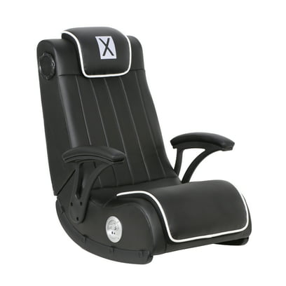 X Rocker Midnight Pro Series H3 2.1 Wired Floor Rocker Gaming Chair