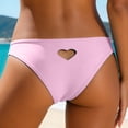 thumbnail image 6 of Rotm Full Coverage Swim Bottoms Women Bikini Bottoms Side Tie Adjustable Bathing Suit Swimsuit Full Coverage Swim Bottom Pink,M, 6 of 7