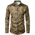 thumbnail image 1 of Camisas de leopardo para hombre, camisas de moda, camisas hawaianas de manga larga, blusas de playa cubanas, ropa para hombre, camisas con botones, ropa de calle, 1 of 6