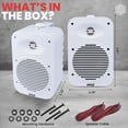 thumbnail image 7 of 5.25” 2-Way Indoor/Outdoor Speaker System - 1/2” High Compliance Polymer Tweeter (White), 7 of 7