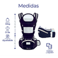 thumbnail image 2 of Cangurera Portabebé Modelo Azul, 2 of 4
