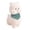 A002- White, variant on Alpaca Plush Pillow Toy Brown 13.0 Inch Soft Stuffed Animal For Kids Gift 1 Pack