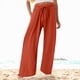 thumbnail image 1 of WILLBEST Pantalones Casuales para Mujer: Pantalones Holgados Lisos con Cintura Elástica y Bolsillos de Cintura Media para Uso Diario Cómodo. Extra Grande, 1 of 4