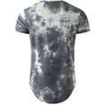 thumbnail image 2 of KLIEGOU Men's Hip hop Tie Dye Short Sleeve T-Shirt(Grey M), 2 of 3