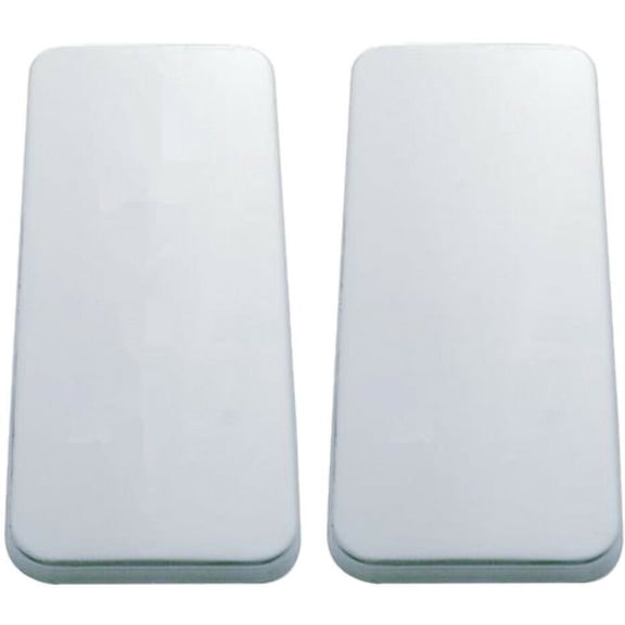 (2) Peterbilt 359, 377, 379 Sleeper Air Vent Door Covers 304 Stainless Steel