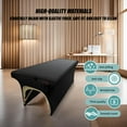 thumbnail image 2 of Lufyzora Housse de Lit en Cuir PU Essuyable pour Table de Massage, Imperméable et Réutilisable, Housse de Lit de Spa & Inodore et Haute Élasticité en Cuir Végan, 2 of 6