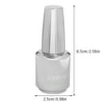 LCSWHBH Silver Nail Polish Lasting Can Not Be Peeled 8Ml Per Bottle