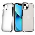 thumbnail image 4 of Cover for Apple iPhone 11 (6.1") Semi Transparent Smoke Design Slim Thick Hybrid Hard PC Back and TPU Frame Bumper Protective Phone Case Fit iPhone 11 / 6.1" [ Clear ], 4 of 6