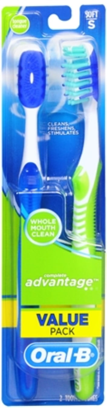 Oral-B Advantage 123 Toothbrush 2 Each - Walmart.com - Walmart.com