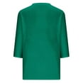 thumbnail image 4 of Patlollav Womens V Neck 3/4 Sleeve T Shirts Casual Basic Summer Tees Shirts Loose Fit Tunic Tops Fall Pullover, 4 of 6