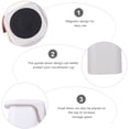 thumbnail image 3 of EeaseCA 2pcs Toothbrush Cup with Self-adhesive Base Upside Down Cup without Punching, 3 of 8