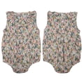 thumbnail image 3 of Mono floral para bebé recién nacido, mono de solapa sin mangas de verano para ropa de bebé, albaricoque 90 cm, 3 of 14