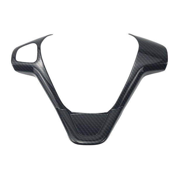 Funda para volante de coche, accesorios para volante de coche, un solo orificio, estable, interior liso Negro