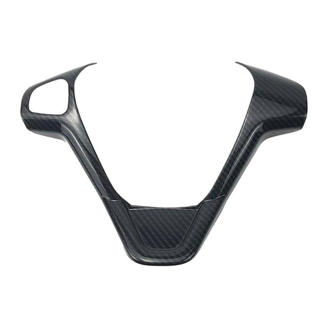Funda para volante de coche, accesorios para volante de coche, un solo orificio, estable, interior liso Negro