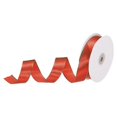 thumbnail image 1 of Unique Bargains 1 Inch 50 Yard Wide Satin Ribbon with Gold Edges Grosgrain Fabric Ribbon for Gift Wrapping, Red, 1 of 7
