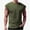 Green, variant on Lovskoo Shirts for Men Round Neck Cap Short Sleeve Summer Leisure Comfortable Trendy Loose Solid Color Thin Kam Shoulder T Shirt Vacation Beach Summer Tops Dark Gray