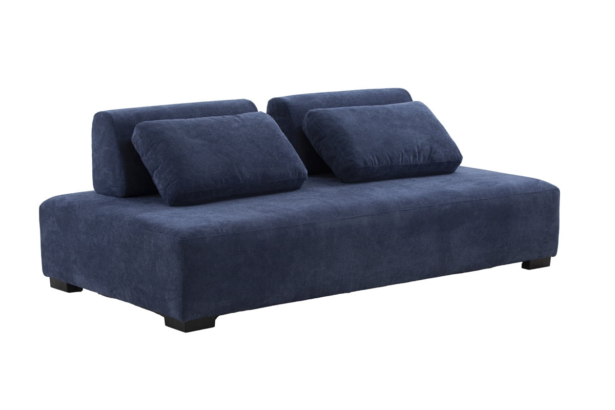 OnePiece Sofa Couch, 3Seater Minimalist Lounge Chaise Sofa Bed with Nonslip Back Cushions
