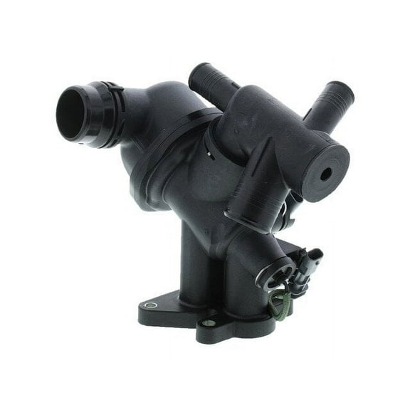 Engine Coolant Thermostat Housing Assembly - Compatible with 2017 - 2019 Jaguar F-Pace 2.0L 4-Cylinder 2018