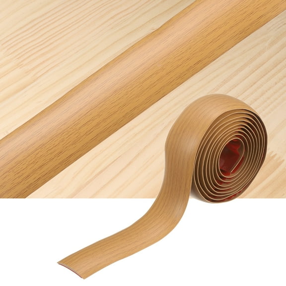 Floor Transition Strips, 6.56 ftx1.57" Edging Trim, Yellow Oak Wood Grain