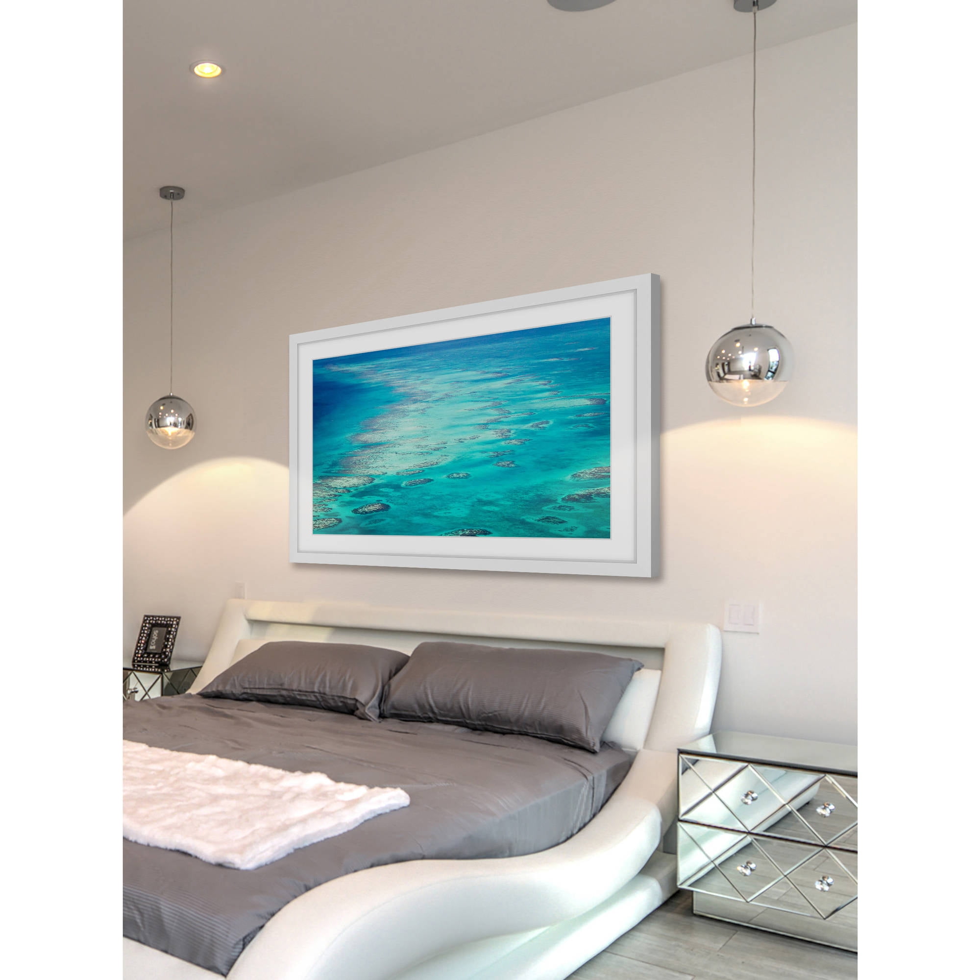 Marmont Hill "Ocean Rocks" Framed Painting Print