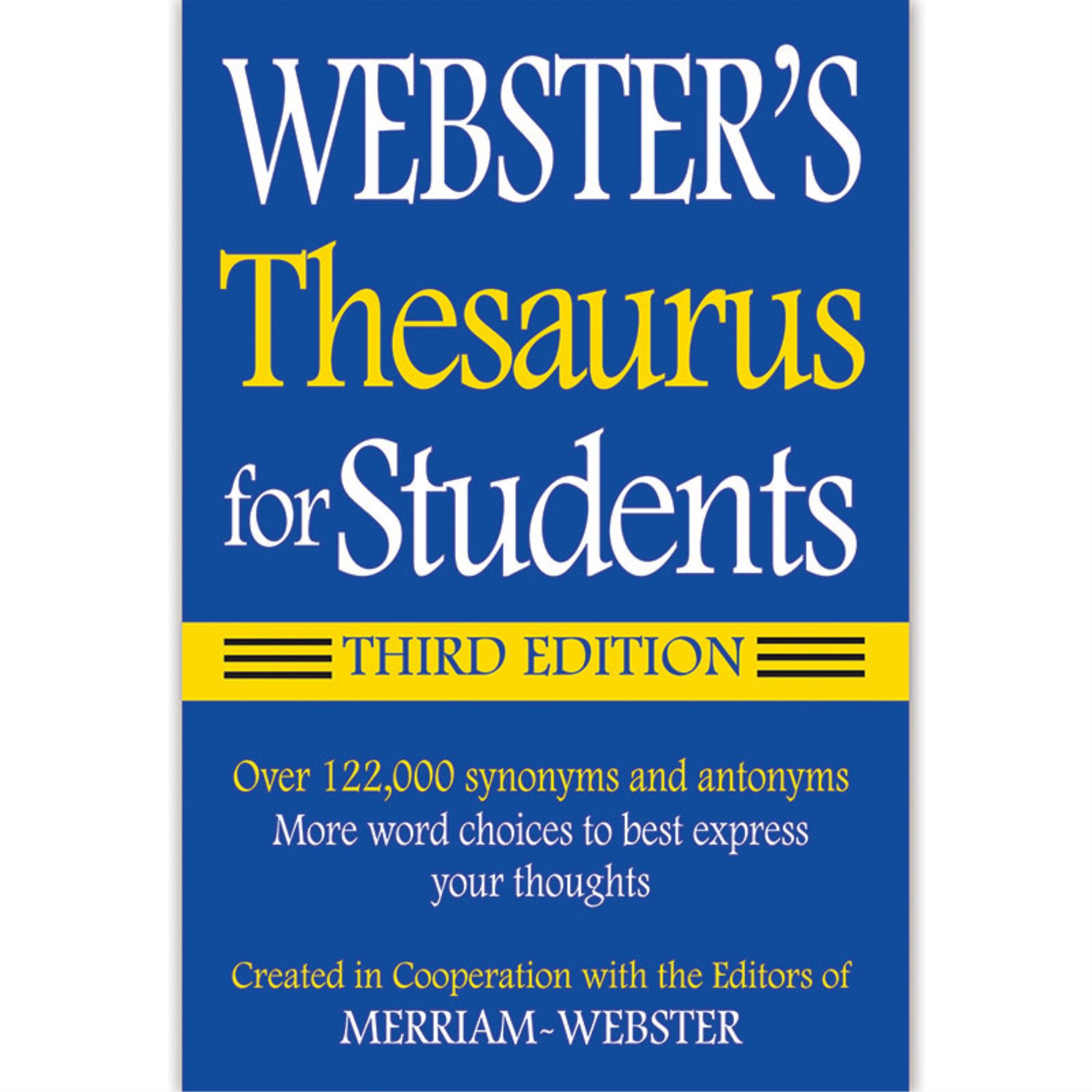 Webster's Thesaurus for Students (Paperback) - Walmart.com
