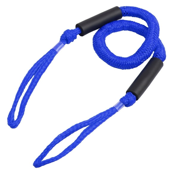 Yeacher Bungee Boat Dock Line 5ft Stretched Length PP Docking Lines Mooring Rope Boat Accessories for Boat Kayak Canoe